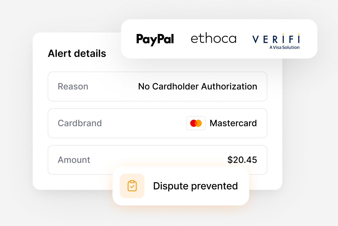 Prevention dashboard showing real-time fraud alerts